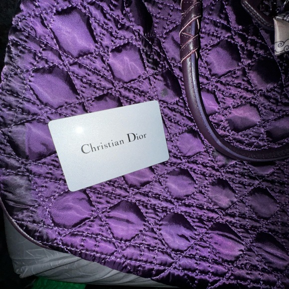 Christian Dior Cannage Satin Charming Handle Bag - Picture 13 of 16